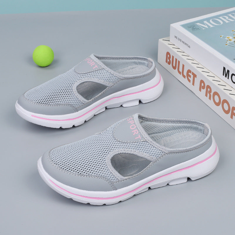 Men And Women's Fashion Casual Half Drag Light Sports Shoes