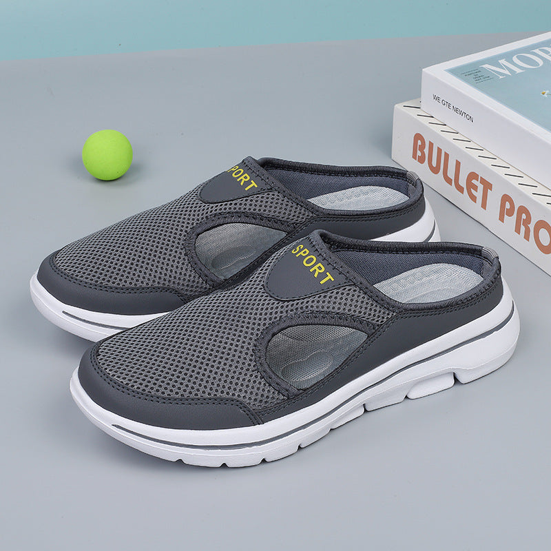 Men And Women's Fashion Casual Half Drag Light Sports Shoes